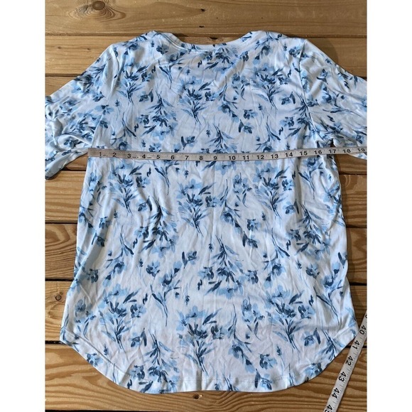 NEW Splendid Floral Elbow Sleeve Top & Jogger Set Size Small Women’s Mint - Picture 6 of 12